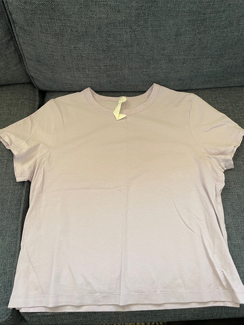 Lululemon lavender crop tee